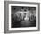 Acutual Program as Seen in Studio and over Television Set in Ge Studios, as it Is Being Monitored-Andreas Feininger-Framed Photographic Print