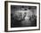 Acutual Program as Seen in Studio and over Television Set in Ge Studios, as it Is Being Monitored-Andreas Feininger-Framed Photographic Print