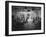 Acutual Program as Seen in Studio and over Television Set in Ge Studios, as it Is Being Monitored-Andreas Feininger-Framed Photographic Print