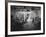 Acutual Program as Seen in Studio and over Television Set in Ge Studios, as it Is Being Monitored-Andreas Feininger-Framed Photographic Print