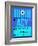 ACY Atlantic City Luggage Tag I-NaxArt-Framed Art Print