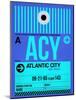 ACY Atlantic City Luggage Tag I-NaxArt-Mounted Art Print