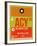 ACY Atlantic City Luggage Tag I-NaxArt-Framed Art Print