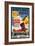 Ad for Airplane Rides-null-Framed Art Print