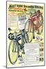 Ad for Elgin Bicycles-null-Mounted Art Print