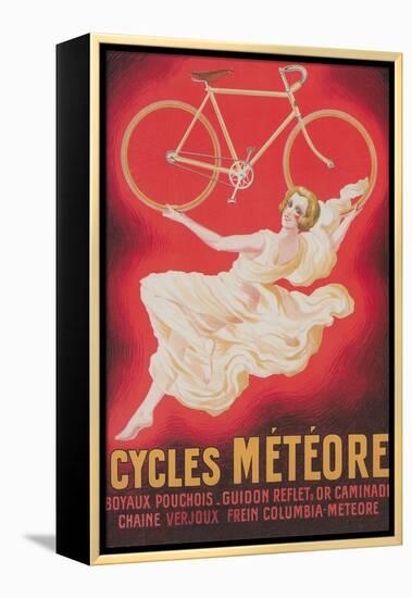 Ad for French Bicycles, Meteore-null-Framed Stretched Canvas