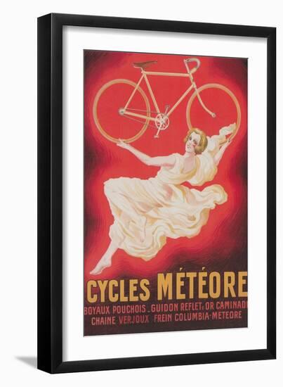 Ad for French Bicycles, Meteore-null-Framed Art Print