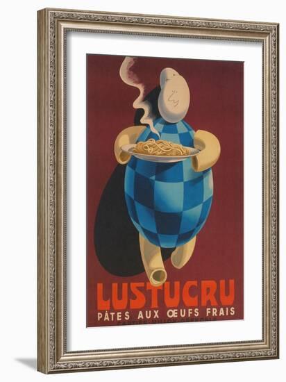 Ad for French Egg Noodles-null-Framed Premium Giclee Print