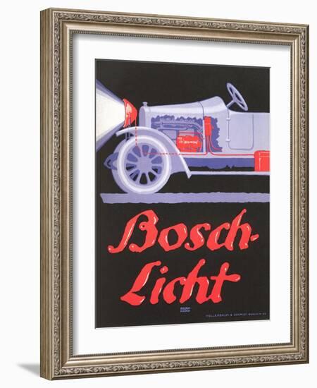 Ad for German Automotive Electrics-null-Framed Art Print