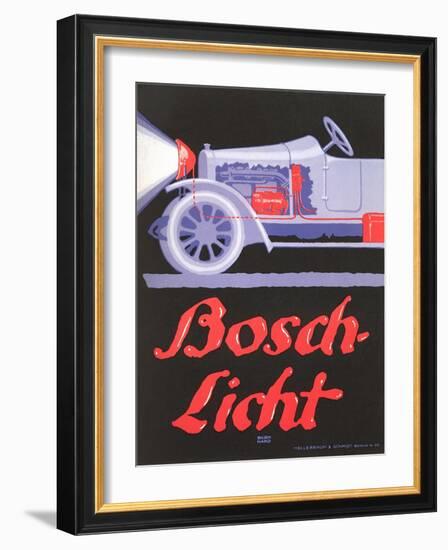 Ad for German Automotive Electrics-null-Framed Art Print