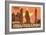 Ad for Hotel in Florence-null-Framed Art Print