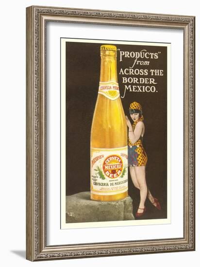 Ad for Mexicali Beer-null-Framed Art Print