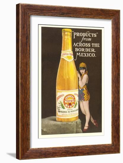 Ad for Mexicali Beer-null-Framed Art Print