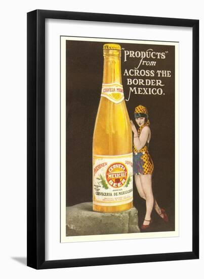 Ad for Mexicali Beer-null-Framed Art Print