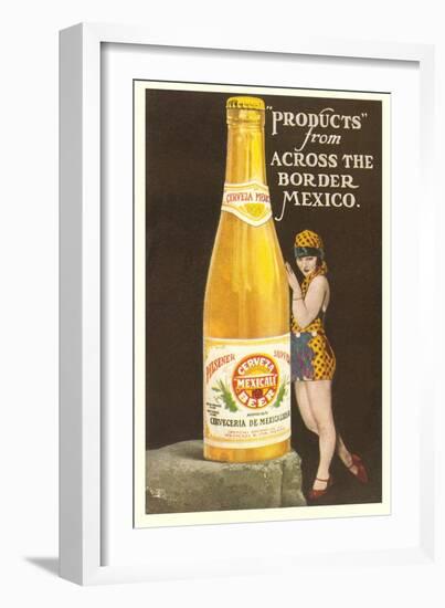 Ad for Mexicali Beer-null-Framed Art Print