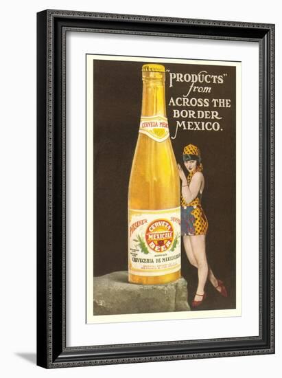 Ad for Mexicali Beer-null-Framed Art Print