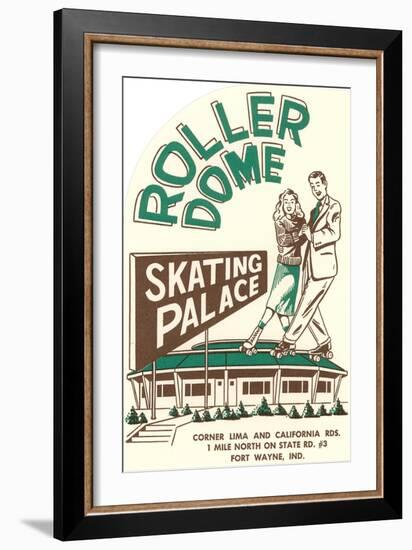 Ad for Roller Dome-null-Framed Art Print