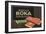 Ad for Sobfzick Roka Chocolate-null-Framed Giclee Print