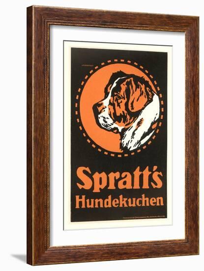 Ad for Spratt's Dog Food-null-Framed Art Print