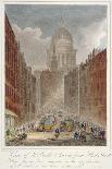 View Along Fleet Street Towards St Paul's Cathedral, City of London, 1805-AD McQuin-Premier Image Canvas