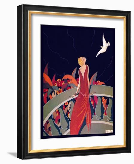 Ad-Vintage Lavoie-Framed Giclee Print