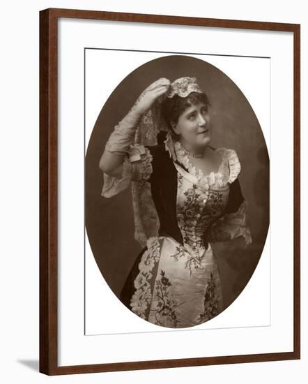 Ada Cavendish, British Actress, 1882-null-Framed Photographic Print