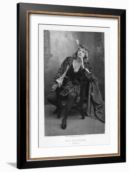 Ada Rehan, Irish-Born American Actress, C1890-W&d Downey-Framed Giclee Print