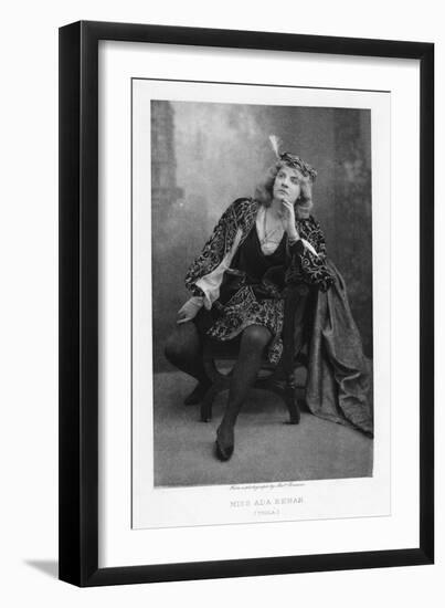 Ada Rehan, Irish-Born American Actress, C1890-W&d Downey-Framed Giclee Print