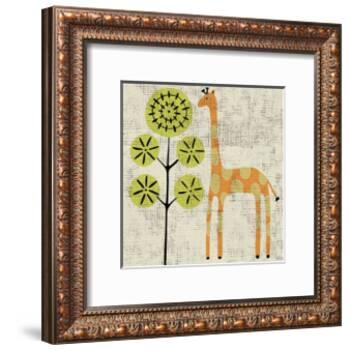 Ada's Giraffe-Chariklia Zarris-Framed Art Print