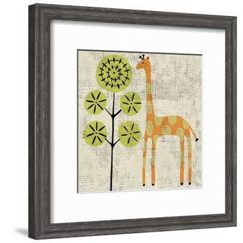 Ada's Giraffe-Chariklia Zarris-Framed Art Print
