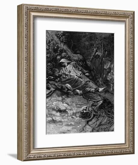 Adalbert Murdered-Alphonse Mucha-Framed Art Print