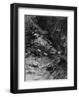 Adalbert Murdered-Alphonse Mucha-Framed Art Print