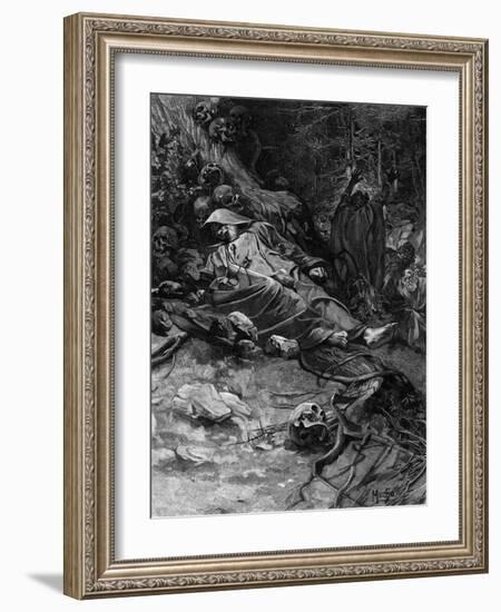 Adalbert Murdered-Alphonse Mucha-Framed Art Print