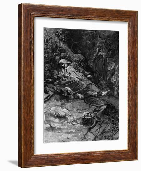 Adalbert Murdered-Alphonse Mucha-Framed Art Print