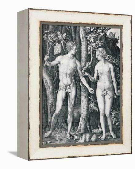 Adam and Eve, 1504-Albrecht Dürer-Framed Premier Image Canvas