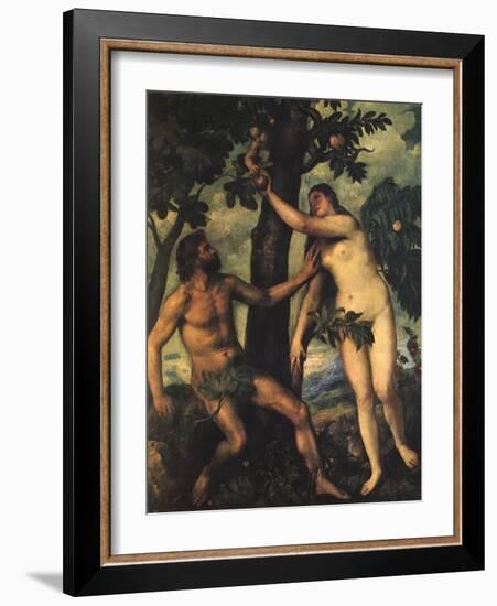 Adam and Eve, 1625-Peter Paul Rubens-Framed Giclee Print