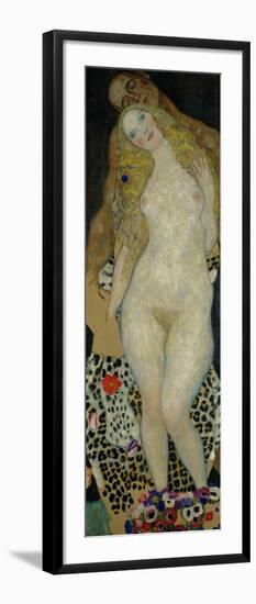 Adam and Eve, 1917-Gustav Klimt-Framed Giclee Print