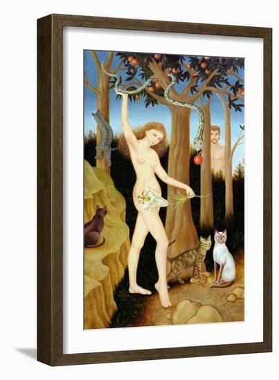 Adam and Eve, 1990-Patricia O'Brien-Framed Giclee Print