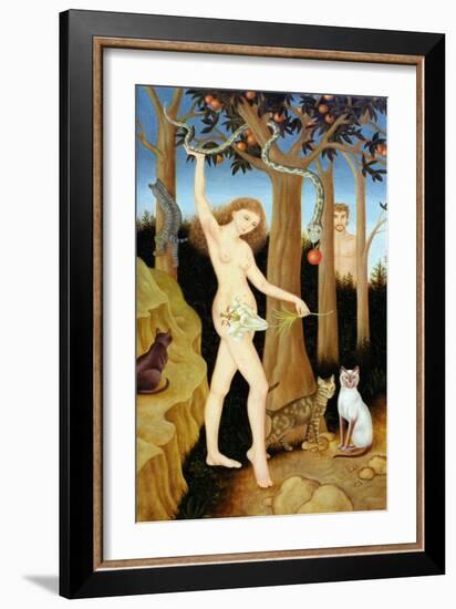 Adam and Eve, 1990-Patricia O'Brien-Framed Giclee Print