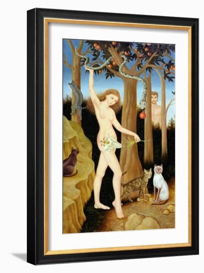 Adam and Eve, 1990-Patricia O'Brien-Framed Giclee Print