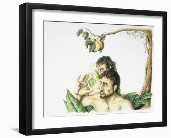 Adam and Eve and Tree of Life-null-Framed Giclee Print