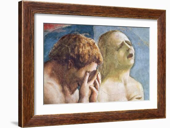 Adam and Eve Banished from Paradise, circa 1427 (Detail)-Tommaso Masaccio-Framed Giclee Print