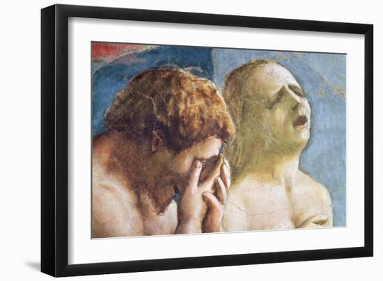 Adam and Eve Banished from Paradise, circa 1427 (Detail)-Tommaso Masaccio-Framed Giclee Print
