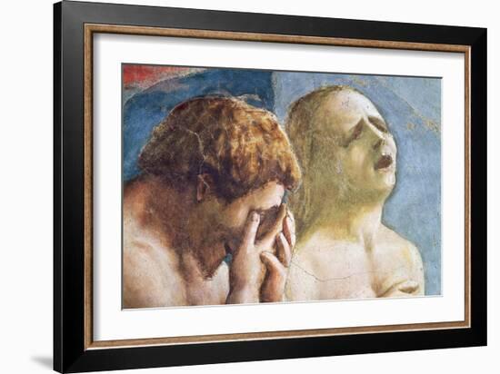 Adam and Eve Banished from Paradise, circa 1427 (Detail)-Tommaso Masaccio-Framed Giclee Print