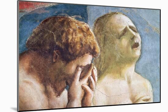 Adam and Eve Banished from Paradise, circa 1427 (Detail)-Tommaso Masaccio-Mounted Giclee Print