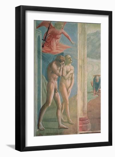 Adam and Eve Banished from Paradise, circa 1427-Tommaso Masaccio-Framed Giclee Print