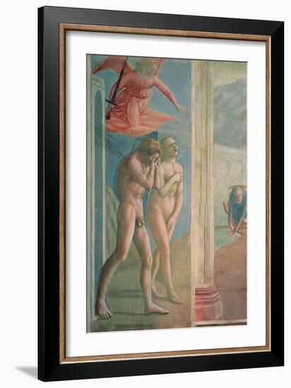 Adam and Eve Banished from Paradise, circa 1427-Tommaso Masaccio-Framed Giclee Print