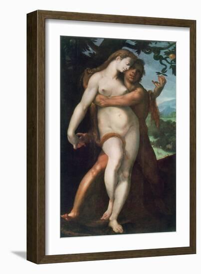 Adam and Eve, C1566-1611-Bartholomeus Spranger-Framed Giclee Print