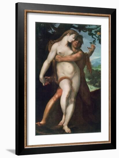 Adam and Eve, C1566-1611-Bartholomeus Spranger-Framed Giclee Print