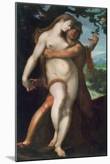 Adam and Eve, C1566-1611-Bartholomeus Spranger-Mounted Giclee Print